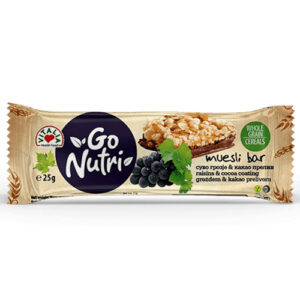 VI. GN BAR RAISIN COCOA COATED 25G 18X25G