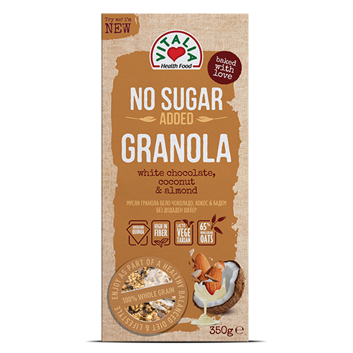 VI. GRANOLA WHITE CHOCO,COCONUT&ALMOND NO ADD. SUGAR (5310099021042)