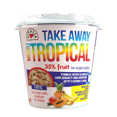VI. MUESLI TROPICAL TAKE AWAY 16X90G