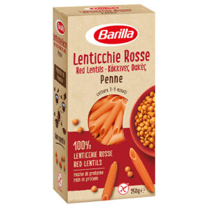 B. PENNE RED LENTIL 10X250G ITA-ENG