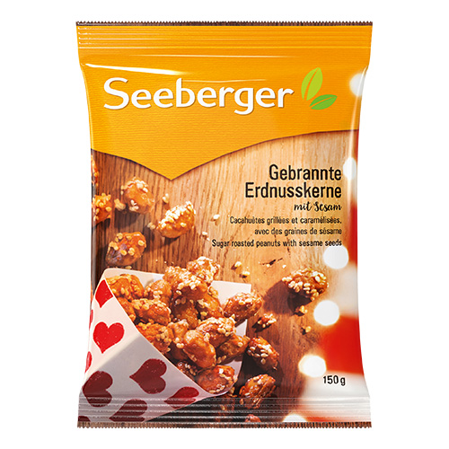 SEB. SUGAR ROASTED PEANUTS 12X150G